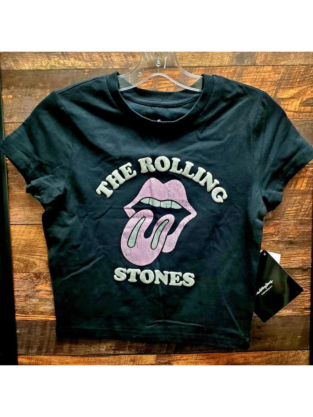 Brand New Super Cute Rolling Stones Crop Top with tags